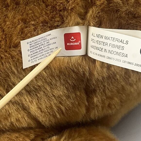 Aurora Plush Moose Realistic Brown 28" Large Stuffed Animal Toy Excellent Cond. - Picture 8 of 12